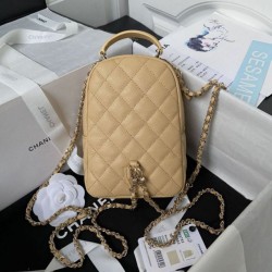 Replica Chanel Mini Backpack AP3753 Apricot