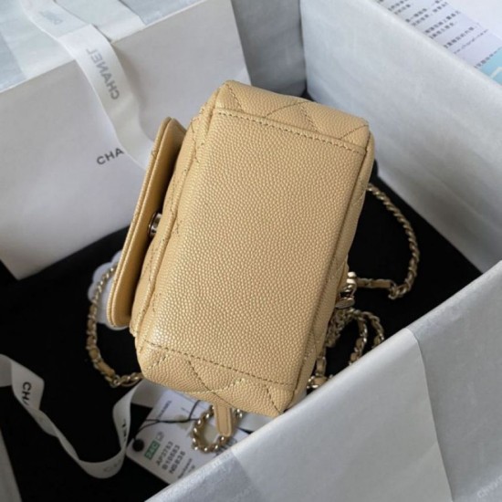 Replica Chanel Mini Backpack AP3753 Apricot
