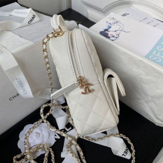 Fake Chanel Mini Backpack AP3753 White Replica