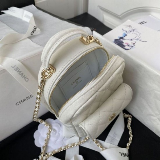 Fake Chanel Mini Backpack AP3753 White Replica