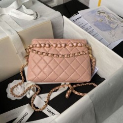Fake Chanel Shoulder bag AS3787 Pink Replica