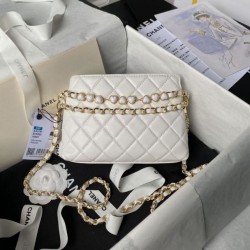 Replica Chanel Shoulder bag AS3787 White
