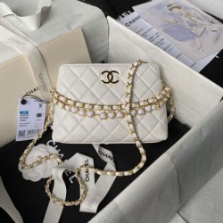 Replica Chanel Shoulder bag AS3787 White