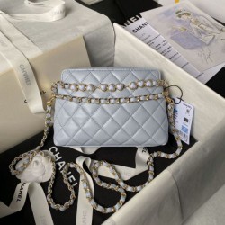 Replica Chanel Shoulder bag AS3787 Blue