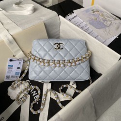 Replica Chanel Shoulder bag AS3787 Blue