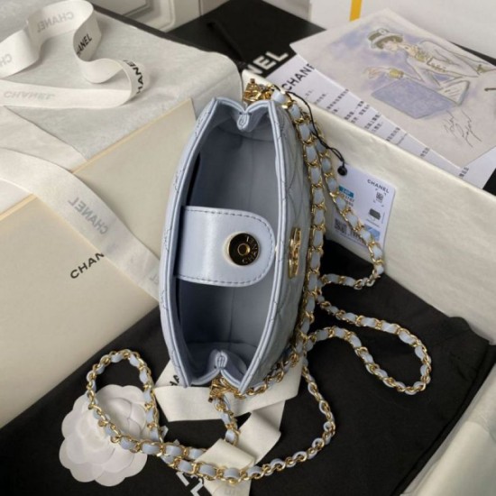 Replica Chanel Shoulder bag AS3787 Blue
