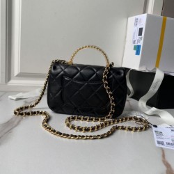 Fake Chanel Mini flap bag with top handle AS4847 Replica