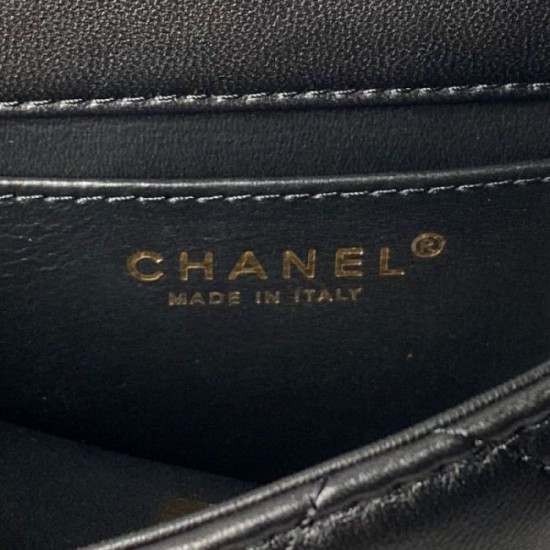 Fake Chanel Mini flap bag with top handle AS4847 Replica