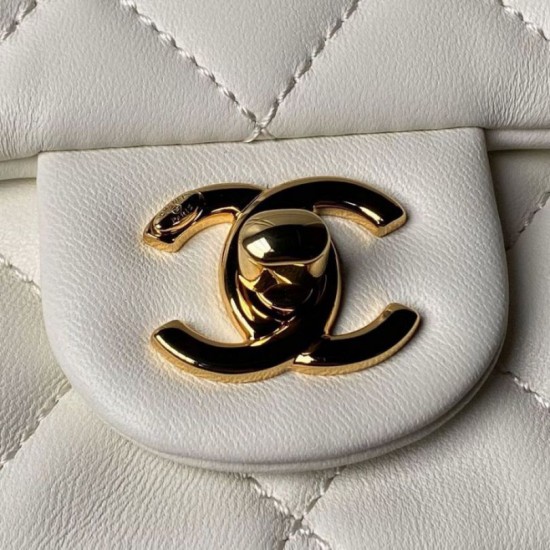 Replica Chanel Mini flap bag with top handle AS4847