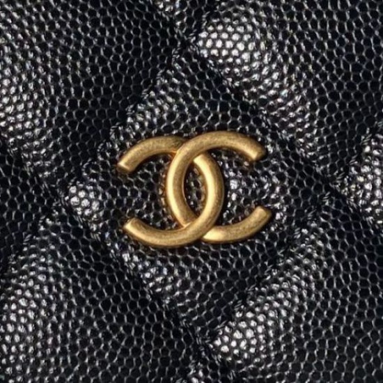 Replica Chanel Handle Hobo Handbag AP4066 Black