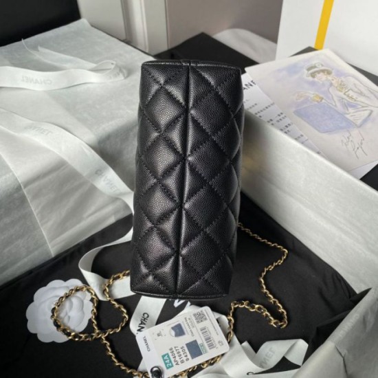 Replica Chanel Handle Hobo Handbag AP4066 Black