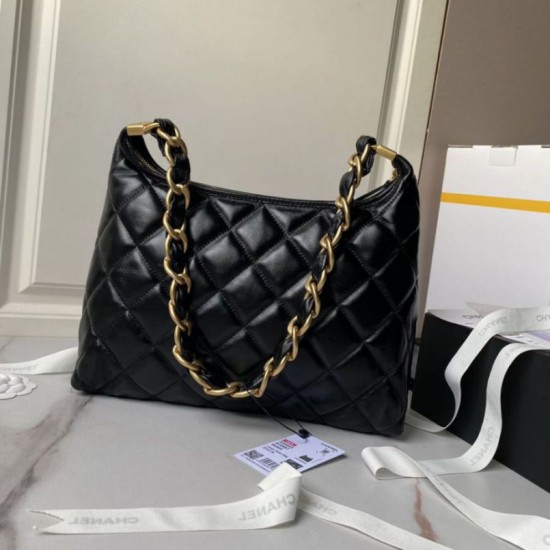Fake Chanel High-end Hobo Bag AS4923/AS4922 Black Replica