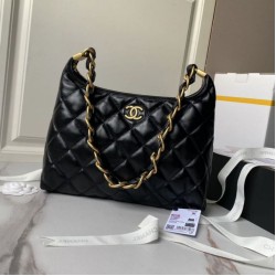 Fake Chanel High-end Hobo Bag AS4923/AS4922 Black Replica