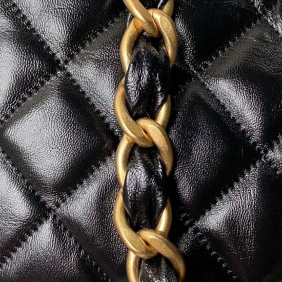 Fake Chanel High-end Hobo Bag AS4923/AS4922 Black Replica