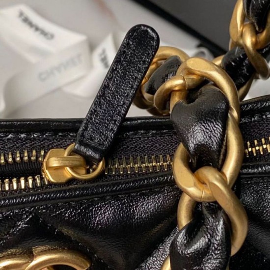 Fake Chanel High-end Hobo Bag AS4923/AS4922 Black Replica