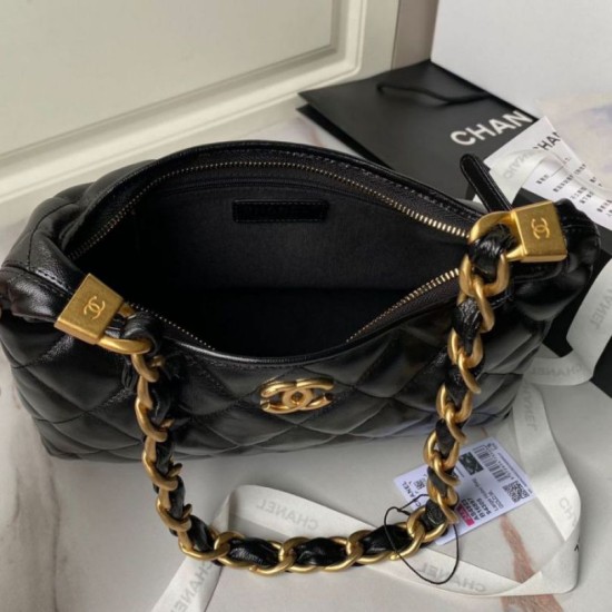 Fake Chanel High-end Hobo Bag AS4923/AS4922 Black Replica