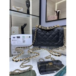 Replica Chanel Chain Shoulder Bag AP3019 Black