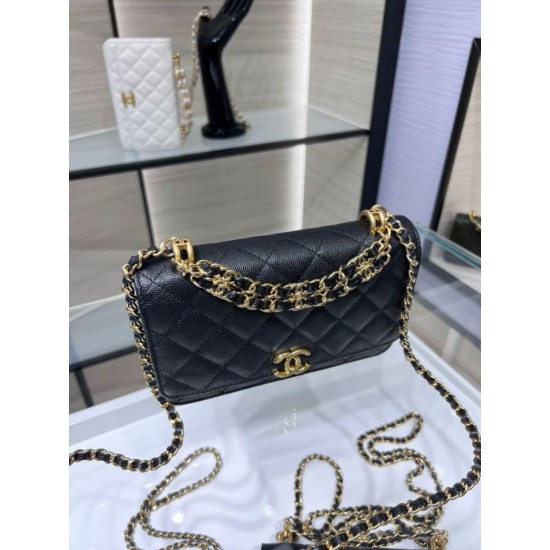 Replica Chanel Chain Shoulder Bag AP3019 Black