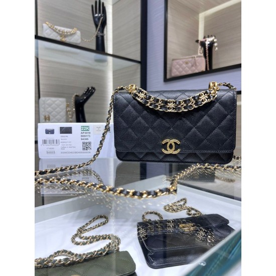 Replica Chanel Chain Shoulder Bag AP3019 Black