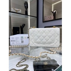 Replica Chanel Chain Shoulder Bag AP3019 White