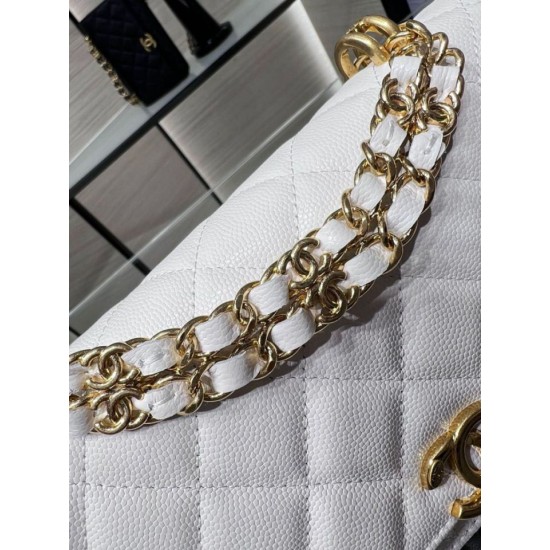 Replica Chanel Chain Shoulder Bag AP3019 White