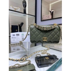 Replica Chanel Chain Shoulder Bag AP3019 Green