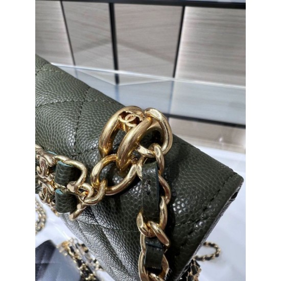 Replica Chanel Chain Shoulder Bag AP3019 Green