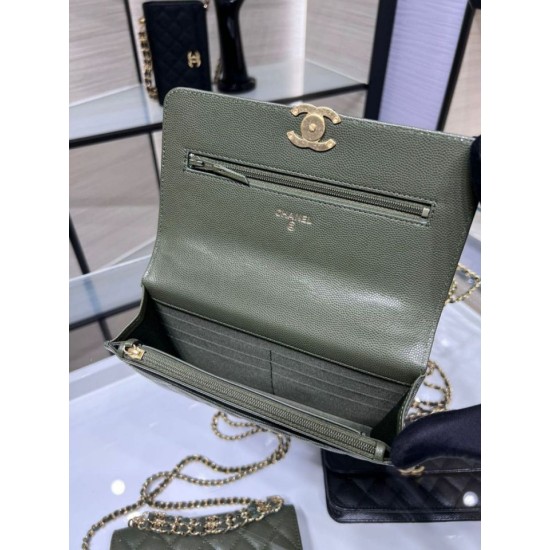 Replica Chanel Chain Shoulder Bag AP3019 Green