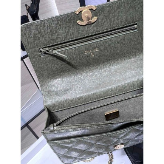 Replica Chanel Chain Shoulder Bag AP3019 Green