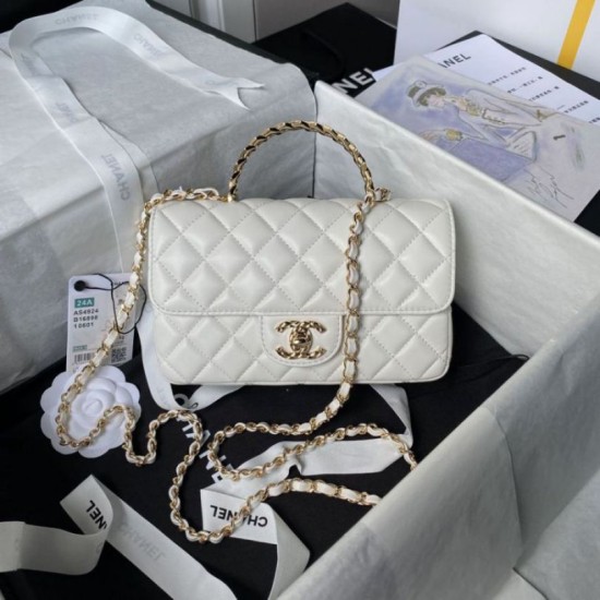 Replica Chanel Shoulder bag AS4924 White