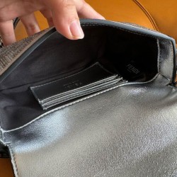 Replica Fendi Baguette Mini Bag 8BS017 Silver