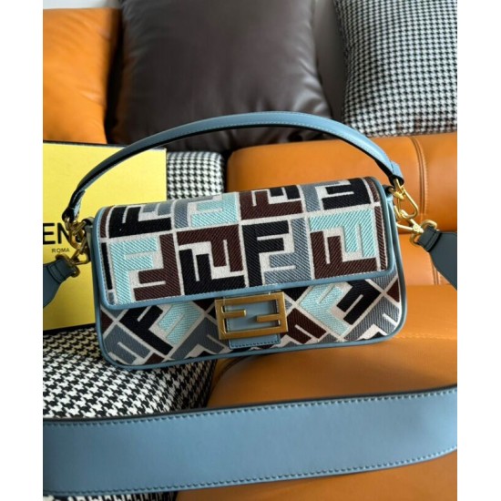Replica Fendi Baguette Bag 8BR600 Blue Replica Fendi Baguette Bag 8BR600 Blue