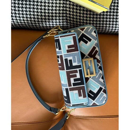 Replica Fendi Baguette Bag 8BR600 Blue Replica Fendi Baguette Bag 8BR600 Blue