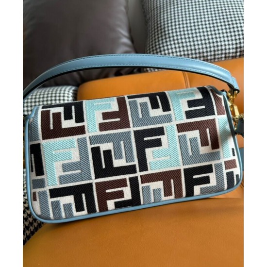 Replica Fendi Baguette Bag 8BR600 Blue Replica Fendi Baguette Bag 8BR600 Blue