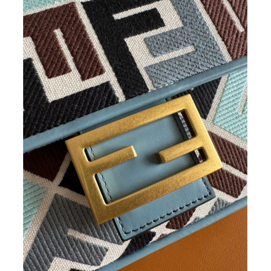 Replica Fendi Baguette Bag 8BR600 Blue Replica Fendi Baguette Bag 8BR600 Blue
