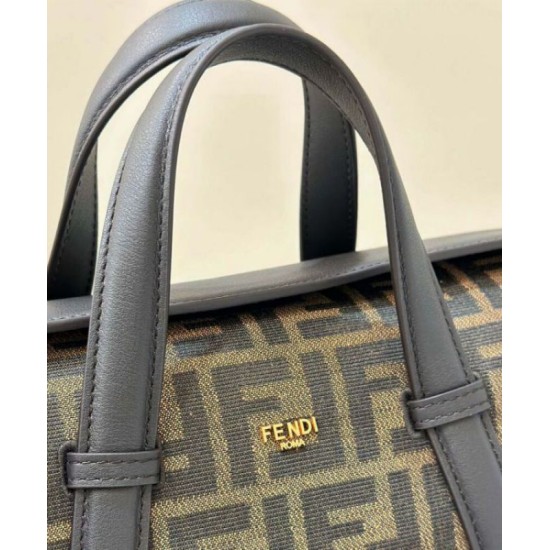 Replica Fendi Boston 365 Bag 8BL152 Coffee Replica Fendi Boston 365 Bag 8BL152 Coffee