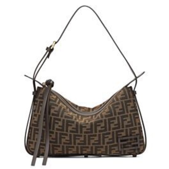 Fake Fendi Simply Fendi Medium 8BR829 Dark Coffee Replica Replica Fendi Simply Fendi Medium 8BR829 Dark Coffee