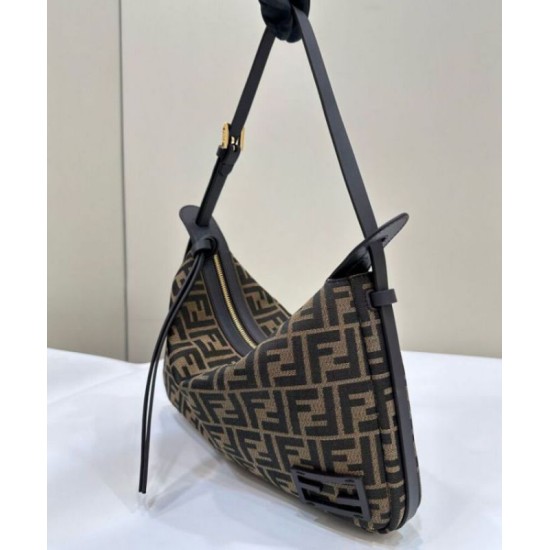 Fake Fendi Simply Fendi Medium 8BR829 Dark Coffee Replica Replica Fendi Simply Fendi Medium 8BR829 Dark Coffee