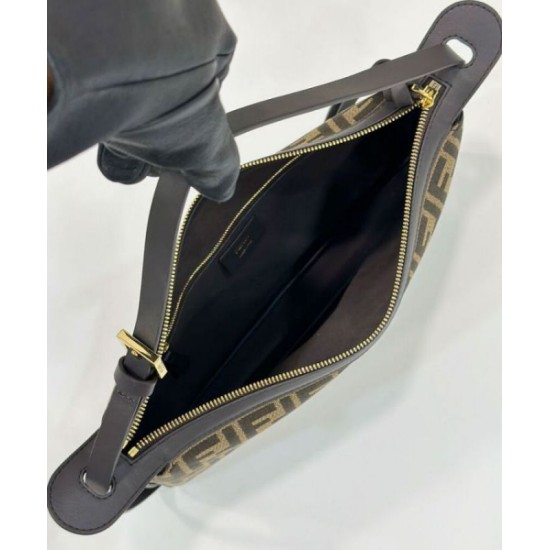 Fake Fendi Simply Fendi Medium 8BR829 Dark Coffee Replica Replica Fendi Simply Fendi Medium 8BR829 Dark Coffee