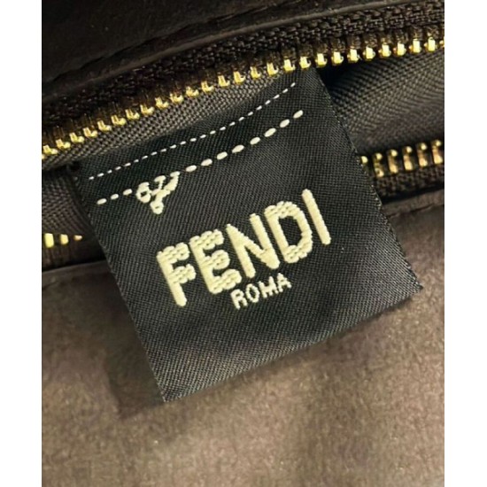 Fake Fendi Simply Fendi Medium 8BR829 Dark Coffee Replica Replica Fendi Simply Fendi Medium 8BR829 Dark Coffee
