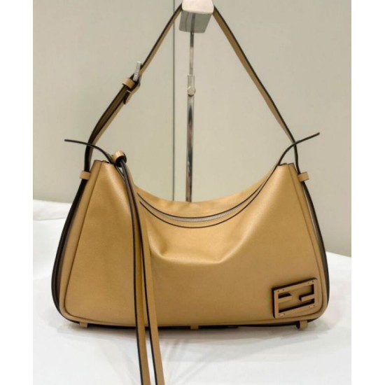 Fake Fendi Simply Fendi Medium 8BR829 Apricot Replica Replica Fendi Simply Fendi Medium 8BR829 Apricot