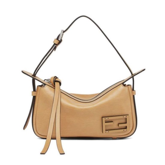 Replica Fendi Simply Fendi Mini 8BS097 Apricot Fake Fendi Simply Fendi Mini 8BS097 Apricot Replica