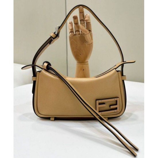 Replica Fendi Simply Fendi Mini 8BS097 Apricot Fake Fendi Simply Fendi Mini 8BS097 Apricot Replica
