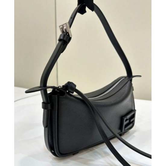 Replica Fendi Simply Fendi Mini 8BS097 Black Fake Fendi Simply Fendi Mini 8BS097 Black Replica
