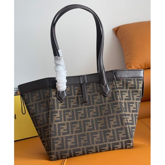 Replica Fendi Origami Medium Bag 8BH414 Dark Coffee Fake Fendi Origami Medium Bag 8BH414 Dark Coffee Replica
