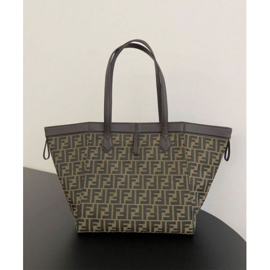 Replica Fendi Origami Large 8BH415 Bag Dark Coffee Replica Fendi Origami Large 8BH415 Bag Dark Coffee