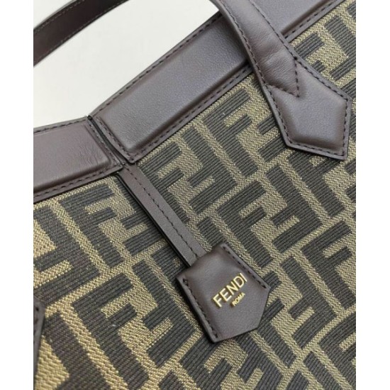 Replica Fendi Origami Large 8BH415 Bag Dark Coffee Replica Fendi Origami Large 8BH415 Bag Dark Coffee