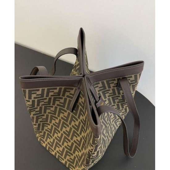 Replica Fendi Origami Large 8BH415 Bag Dark Coffee Replica Fendi Origami Large 8BH415 Bag Dark Coffee