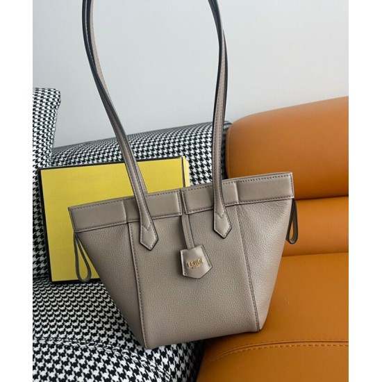 Replica Fendi Origami Mini Bag 8BS083 Gray Replica Fendi Origami Mini Bag 8BS083 Gray