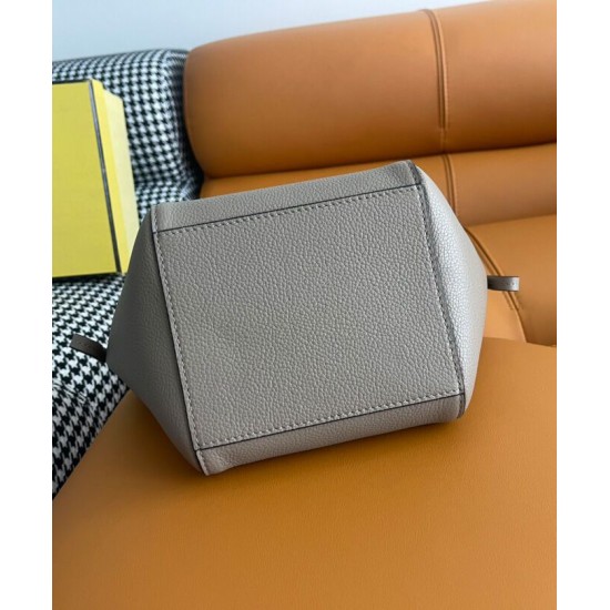 Replica Fendi Origami Mini Bag 8BS083 Gray Replica Fendi Origami Mini Bag 8BS083 Gray